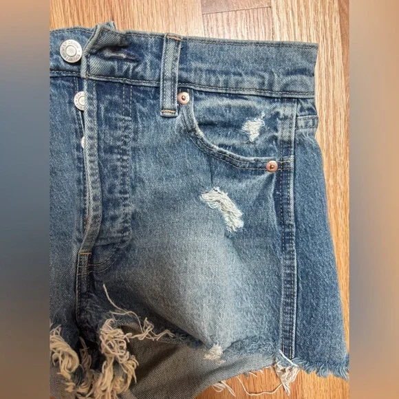 SALE 2️⃣ for $15! 👯♀️ GAP Cheeky High Rise Denim Shorts 25P - Picture 4 of 6